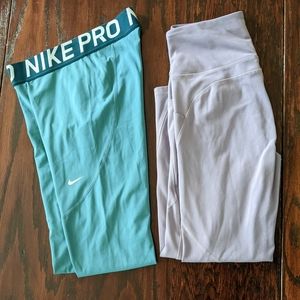 Nike Pro & Marika Balance Collection Leggings Size M